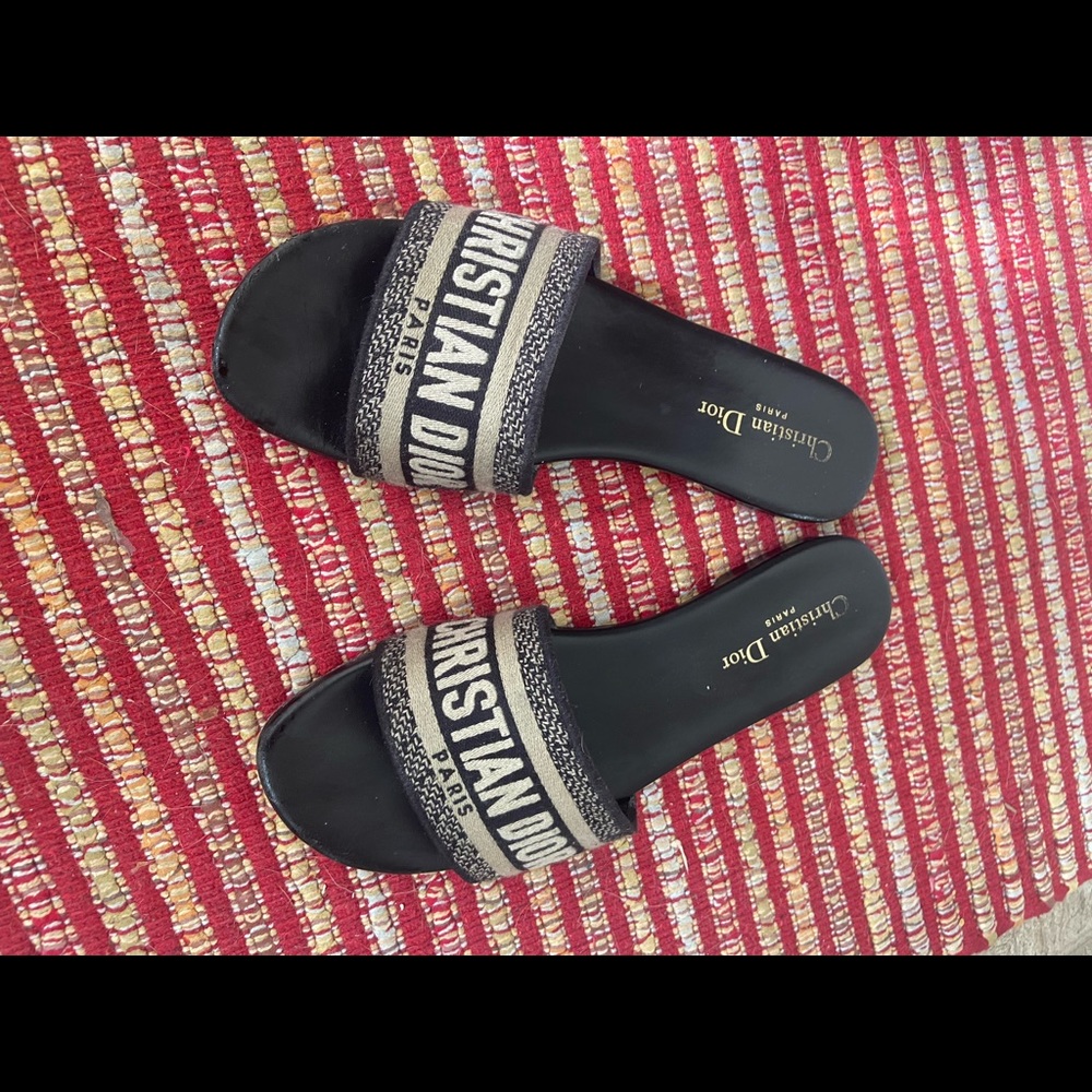 Christian Dior Dway sandals in black